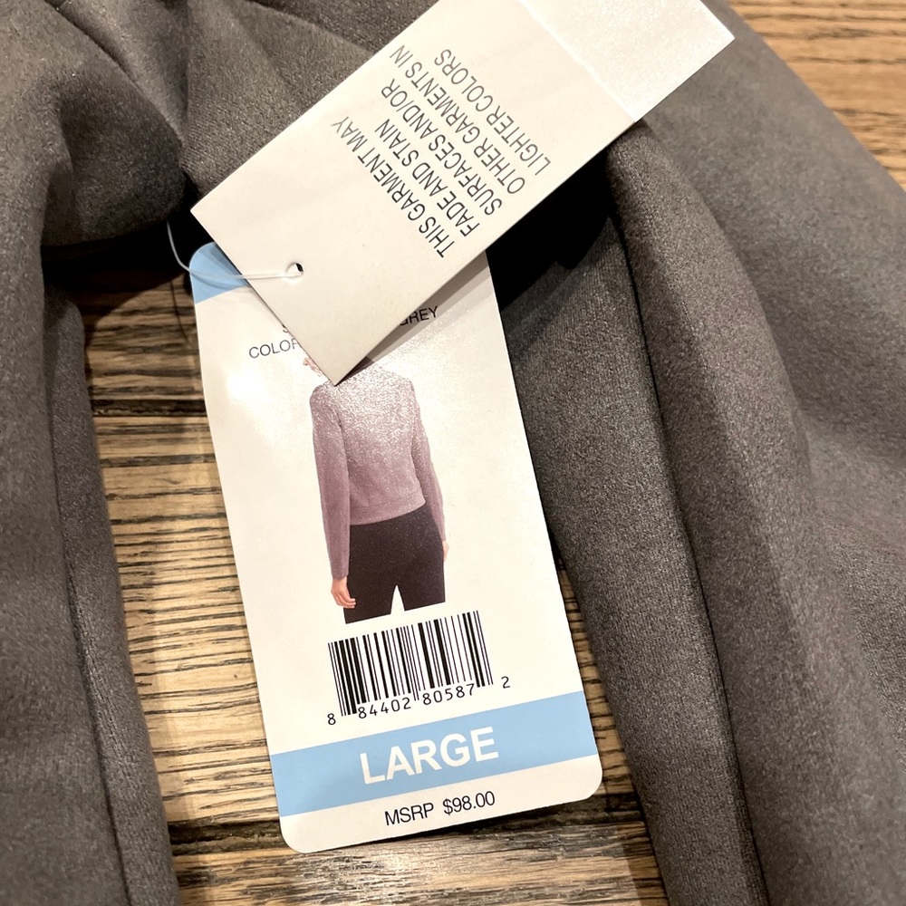 NWT Philosophy Faux Suede Moto Jacket Size L - Picture 4 of 9